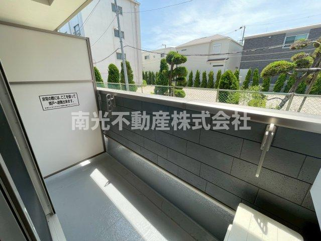 F+style八尾北久宝寺のバルコニー