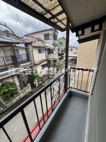 クロスハウス大東北条2のバルコニー