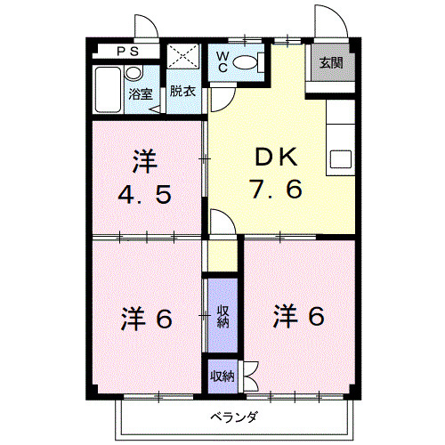 【間取り】 | シティハイツ天の森