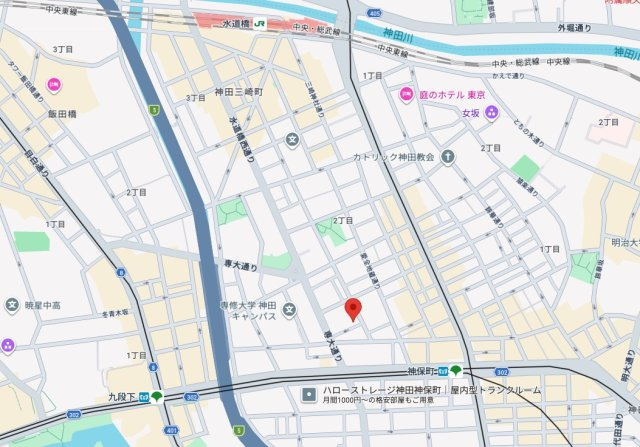 ★仲介手数料半額★REFIR神保町（都心主要駅へのアクセス良好　居住用でも投資用でも検討できます）の地図