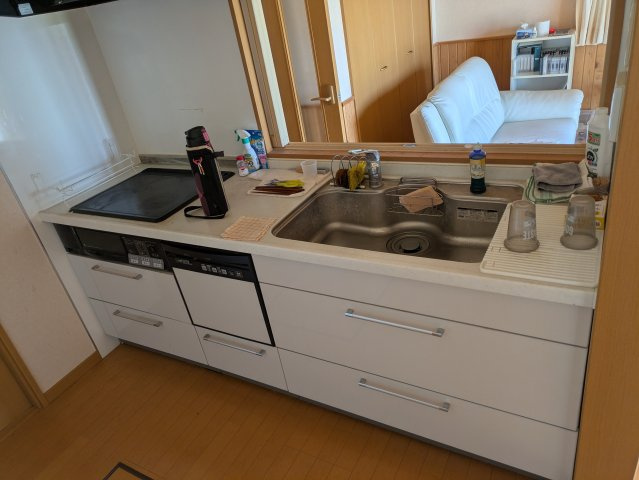奥州市江刺中古住宅のキッチン