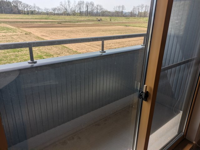 奥州市江刺中古住宅のバルコニー