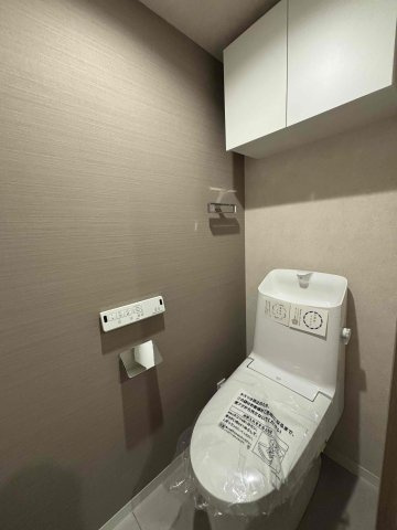 ライオンズマンション本郷のトイレ|落ち着いた色調のトイレです