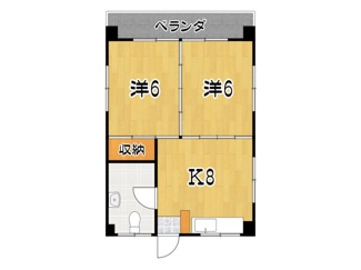 【間取り】 | コーポ若松