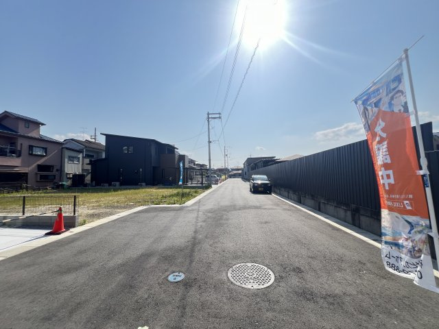 桜井市西之宮の前面道路含む現地写真