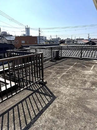 和歌山市延時のバルコニー