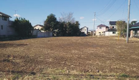 敷地面積64坪　売地　川越市古谷上の外観|更地　有効敷地面積64.13坪！建築条件なし売地！平坦地、整形地、日当たり良好♪