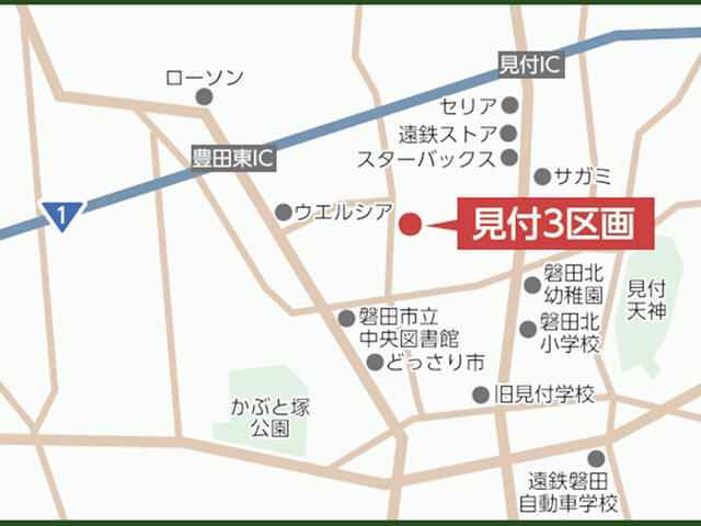 【地図】 | 住宅用地・１区画 | 所在地
