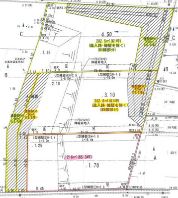 【区画図】 | 住宅用地・１区画 | 区画ごと面積等