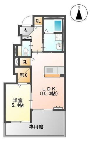 アジャートＫの間取り