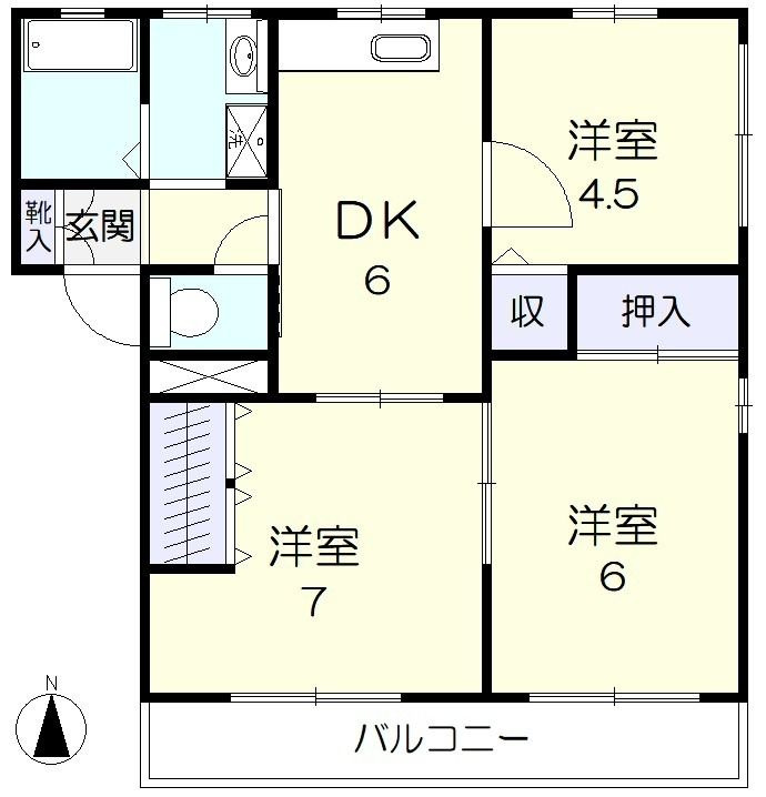 ヴィラメリーの間取り