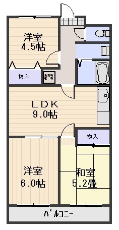 アクセスワケの間取り