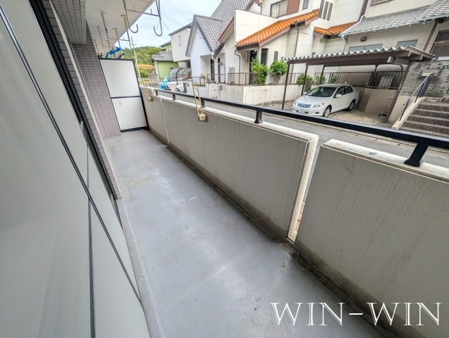 パラマウントビレッジ東岩田　Aのバルコニー