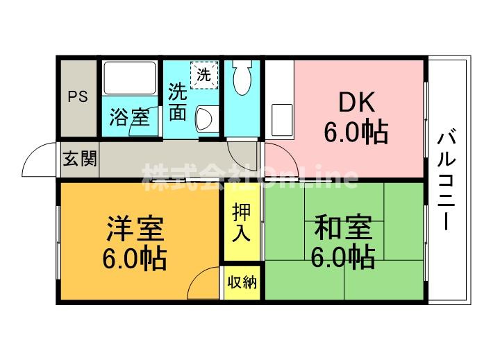 エトワールヴィル－R八尾末広町の間取り