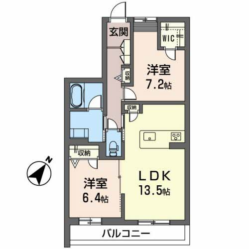 エクラシエ四ツ谷の間取り
