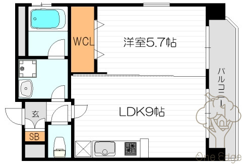 プレジオ福島の間取り