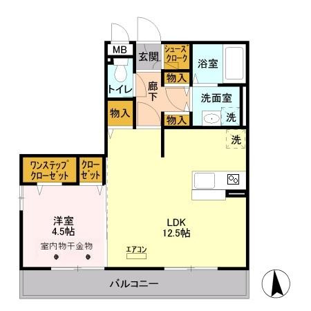 オルテシアⅠの間取り