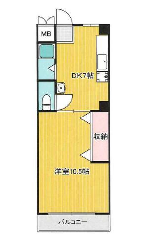 コーポ甲南の間取り