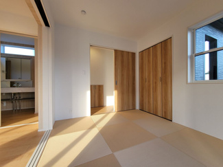 【和室】 | 南アルプス市山寺 オール電化新築全3棟 3号棟 長期優良住宅 | 別現場の同仕様建物写真
