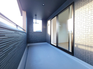 【バルコニー】 | 南アルプス市山寺 オール電化新築全3棟 3号棟 長期優良住宅 | 別現場の同仕様建物写真