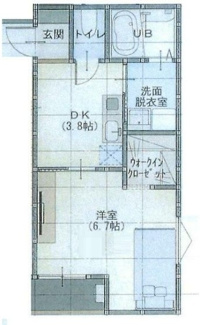 【間取り】 | 中央h･sビル | 間取りです。