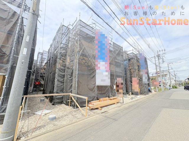 【サンスターホーム】武蔵村山市中原4丁目　省エネ新築2号棟の外観