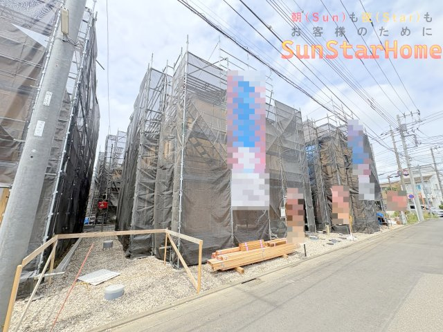 【サンスターホーム】武蔵村山市中原4丁目　省エネ新築2号棟の外観