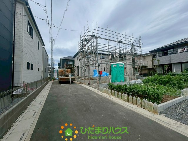 幸手市中第12　新築一戸建て　クレイドルガーデンの前面道路含む現地写真|2026/5/22　撮影