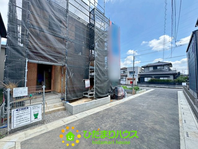 幸手市中第12　新築一戸建て　クレイドルガーデンの前面道路含む現地写真|2026/07/10　撮影