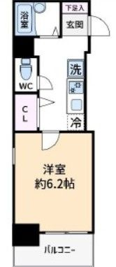 ヴェルステージ神田の間取り|間取りです。