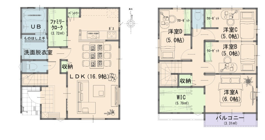 岡山市東区西大寺松崎の新築一戸建