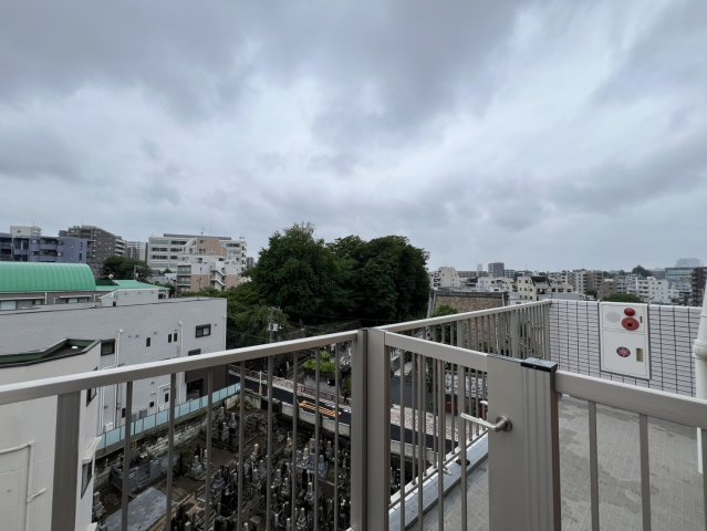 裏口からの眺めです