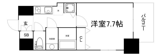 【間取り】 | S-RESIDENCE緑橋駅前