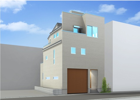 板橋区幸町　大型ガレージ×屋上ルーバル　建物140ｍ2超　限定1棟