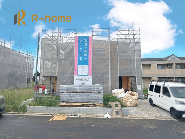 小美玉市羽鳥第13　新築戸建て　2号棟の外観|ご予約を頂ければ、『平日』はもちろん『早朝』や『夜間』もご見学可能です♪お気軽にお申し付けください♪