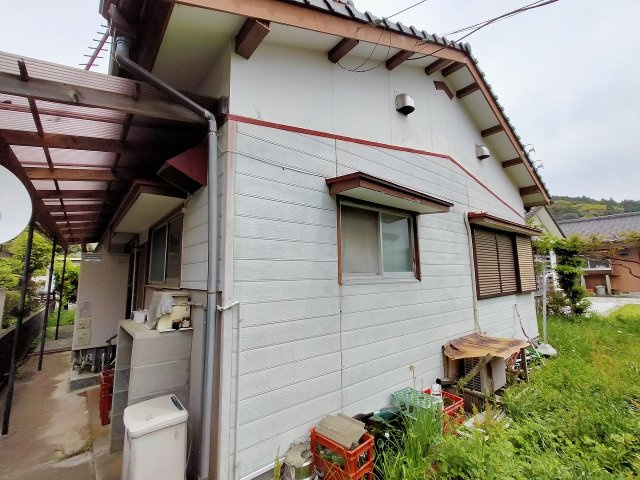 世知原町古家付き土地の外観
