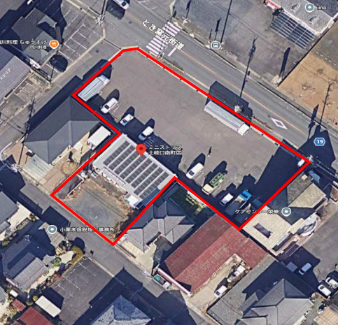 土岐市土岐口南町店舗の間取り
