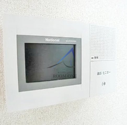 ヴィレッジ高松のセキュリティ|モニター付きインターホンです。