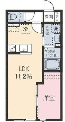 ゼルコーバの間取り|間取りです。