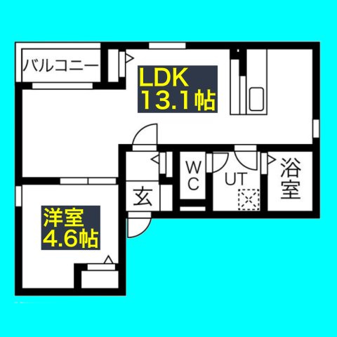 NAGOYA the CASTLE Nの間取り