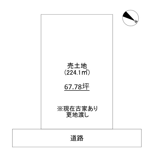 阿南市畭町新はり売土地の土地図
