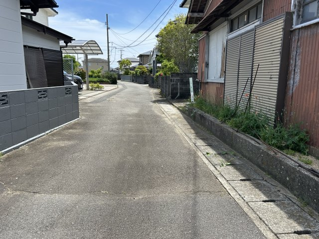 阿南市畭町新はり売土地の前面道路含む現地写真