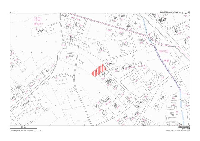 阿南市畭町新はり売土地の地図