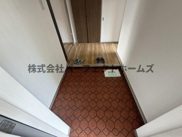 グリーンヒル光善寺住宅第１8号棟の玄関|落ち着いた玄関です
