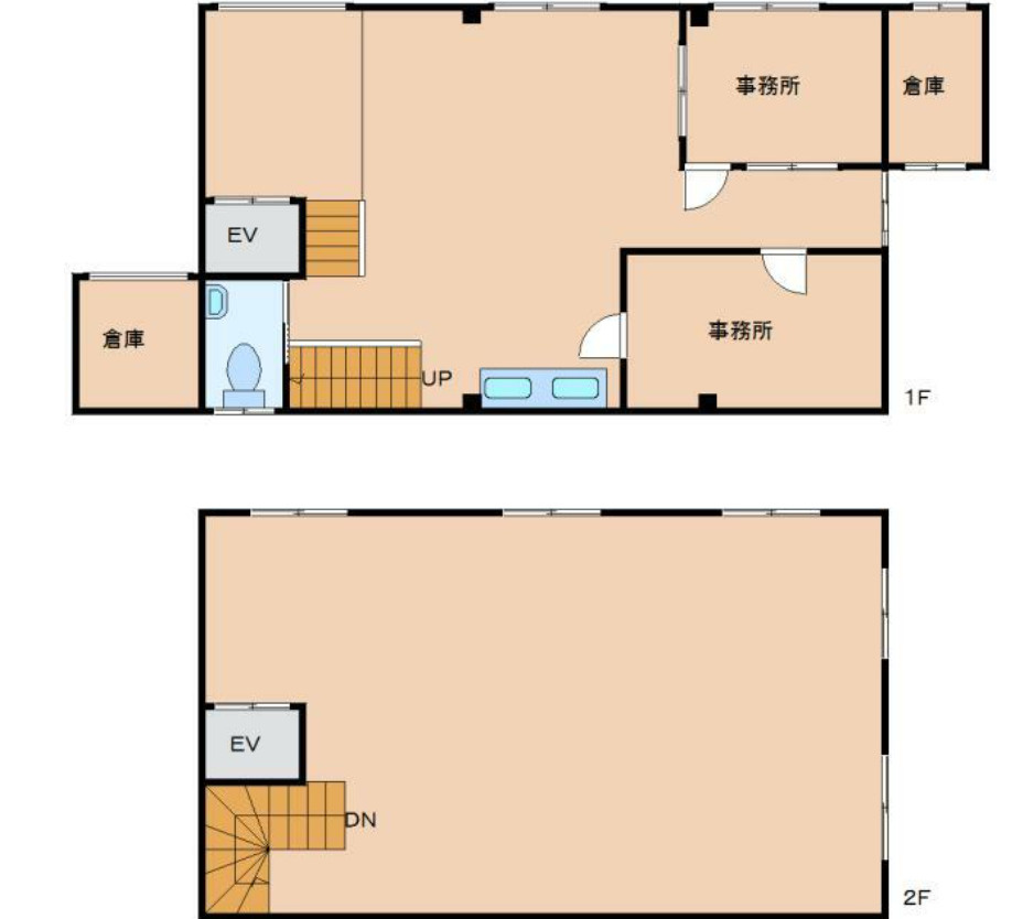 北条梅原町貸倉庫の間取り