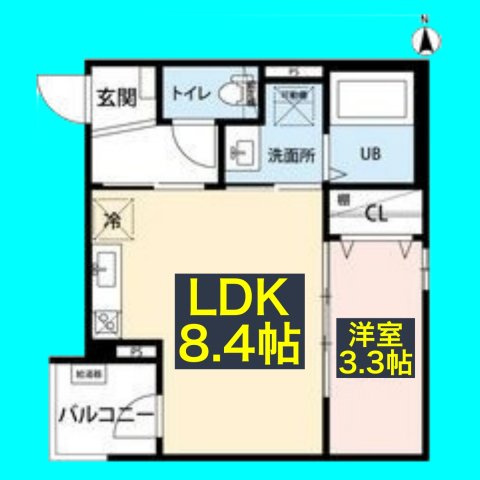 CRASTINE大杉(クラスティーネオオスギ)の間取り