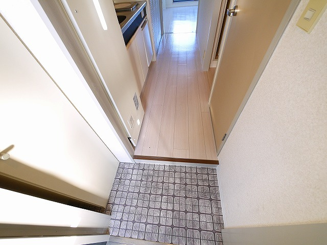 北之庄西町ビルの玄関|ゆったりとした玄関です