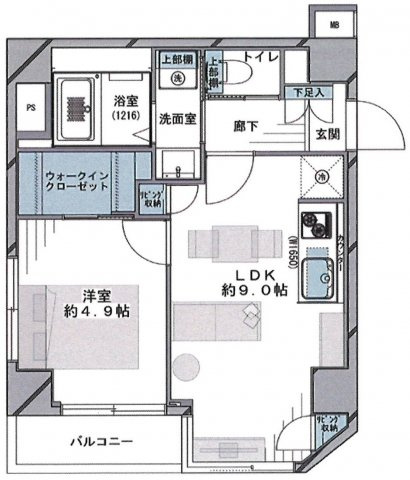 中銀本郷マンシオンの間取り