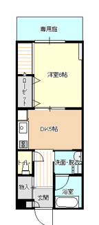 【間取り】 | ヴィラ３０１ Ｂ