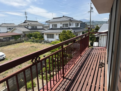 【バルコニー】 | 佐久市中込三家中古住宅